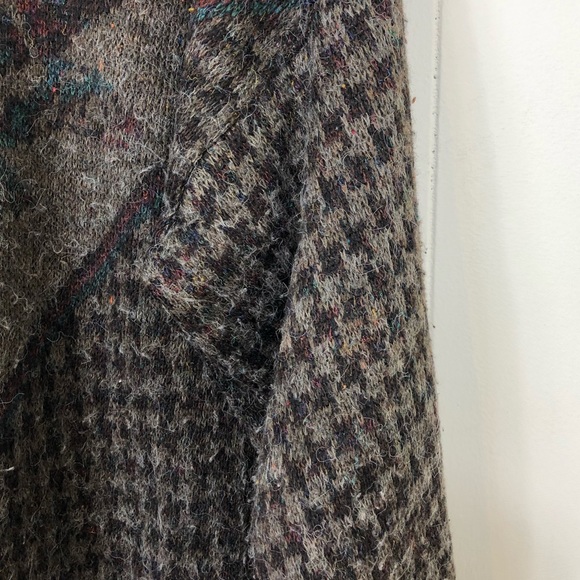 Vintage Mohair Wool Houndstooth Bird Crewneck Sz M - Picture 12 of 12